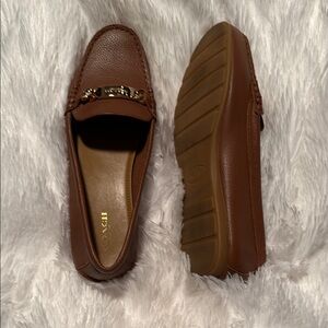 Coach Women’s Brown Leather Loafers